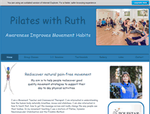 Tablet Screenshot of pilateswithruth.co.uk